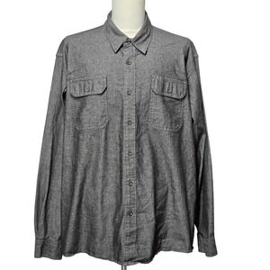 Wrangler Shirt Mens 2XL Flex Button Up Long Sleeve Western Casual Comfort
